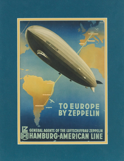 (ZEPPELIN.) "Graf Zeppelin." To Europe by Zeppelin.